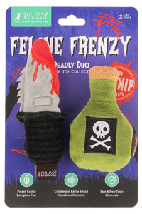 P.L.A.Y. Feline Frenzy Halloween Cat Toy Deadly Duo 2 pack