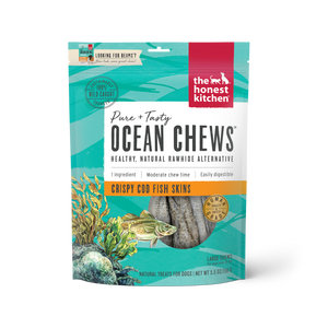 Honest Kitchen Cod Fish Skins Dog Treat 5.50z