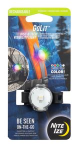 Niteize GoLit Rechargeable Visibility Light Disc-O Tech
