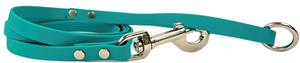Waggle Woof & Wander Biothane Dog Lead Teal 3/4 6'