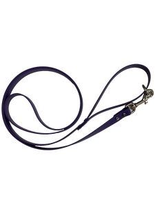 Waggle Woof & Wander Biothane Dog Lead Purple 3/4 6'