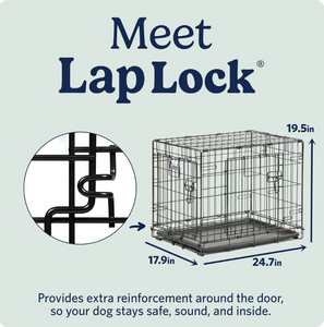 Midwest Contour Double Door Dog Crate 24"