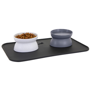 Kitty City Cat Bowl & Mat Kit
