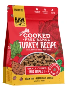 Raw Dynamic Frozen Gently Cooked Dog Food Turkey 5lb