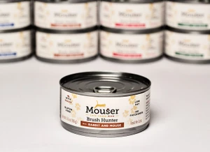 Mouser Cat Canned Brush Hunter Rabbit & Mouse 5.5oz