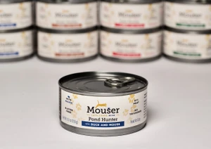 Mouser Cat Canned Pond Hunter Duck & Mouse 5.5oz