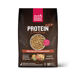 Honest Kitchen Protein Plus+ Clusters Grain Free Beef Chicken Dog Food 18lb