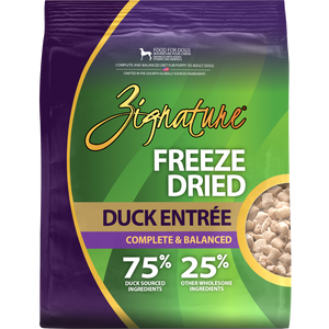 Zignature Freeze Dried Duck Entrée 12.5oz