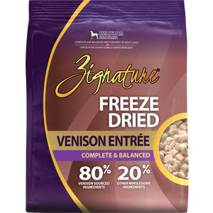 Zignature Freeze Dried Venison Entrée 25oz