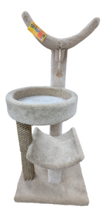 Sun & Sawdust Pet Products Look Out Tower Cat Furniture 26x26x54h