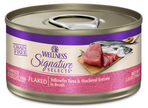 Wellness CORE Signature Selects Flaked Yellowfin Tuna & Mackerel 2.8oz