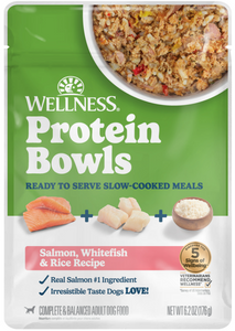 Wellness Wet Dog Protein Bowls Salmon, Whitefish & Rice 6.2oz