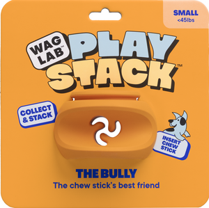Wag Lab Play Stack The Bully Orange Small