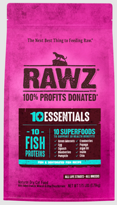 RAWZ 10 Essentials Fish & Dehydrated Fish Cat 1.75 lb.