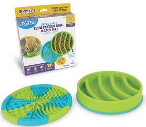 Brightkins Circle Slow Feeder / Lick Mat
