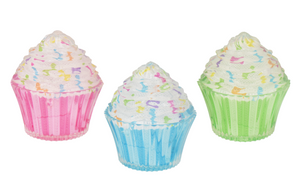 Multipet Assorted Colors Cupcake Dog Toy
