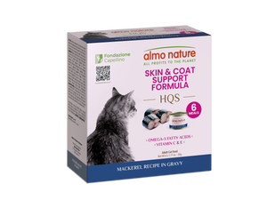 Almo Nature Functional Skin & Coat Mackerel in gravy 6pk of 1.76oz cans