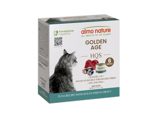 Almo Nature Functional Golden Age Tuna w/ Oceanfish in gravy 6pk of 1.76oz cans