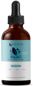 Kin+Kind Natural Kitty Ear Cleaner 4oz