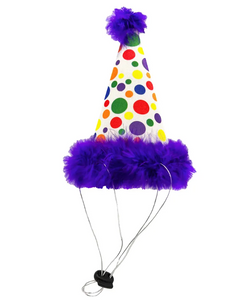 Huxley and Kent Party Hat Happy Barkday Large Polka Dots