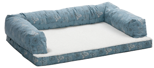 Midwest 30x40 Bolstered Orthopedic Sofa- Script Blue