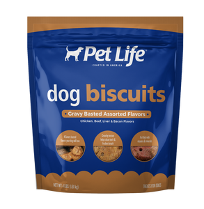 Pet Life Assorted Gravy Basted Biscuits 4#