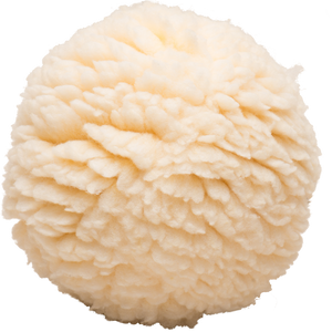Hugglehound HuggleFleece Natural Ball Large Dog Toy