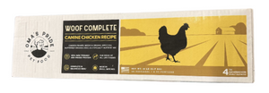 Oma's Pride Woof Canine Complete Chicken 18lb Bulk box 8oz Patties