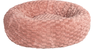 Ethical Pet Sleep Zone Flannel Round Bed Pink 18"