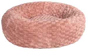 Ethical Pet Sleep Zone Flannel Round Bed Pink 24"