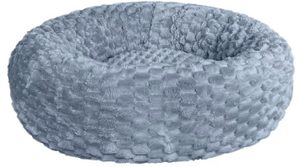Ethical Pet Sleep Zone Flannel Round Bed Blue 24"