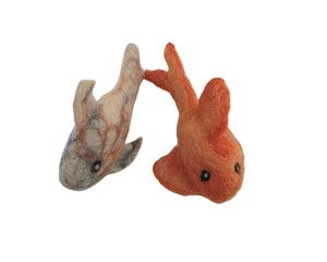 Dharma Dog Karma Cat Wool Koi Fish Cat Toy Assorted Singles