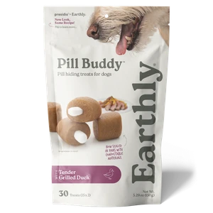 Earthly Pet Company Pill Buddy Grilled Duck Recipe 30 Count