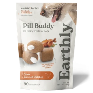 Earthly Pet Company Pill Buddy Roasted Chicken Recipe 90 Count