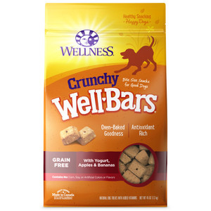 Wellbar Apple Banana Yogurt Dog Treat 45oz