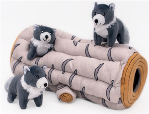 Zippy Paws Burrow Arctic Wolf