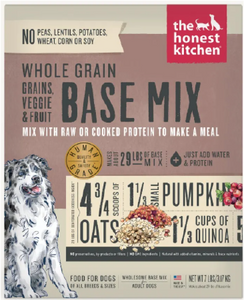 Honest Kitchen Base Mix Grain, Fruit & Veggie Base Mix 7lb