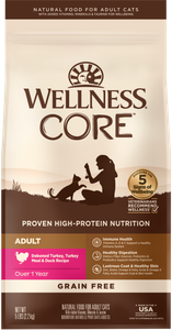 Wellness Core Turkey Duck Cat Food 5lb