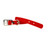 Waggle Woof & Wander Biothane Dog Collar Red "1 Large 17.75-22.25