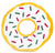 Zippy Paws Jumbo Donutz Peppermint Holiday Dog Toy