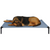 Starmark Dog Zone Extra Large Sky Blue Raised Cot Bed