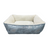 Ethical Pet Sleep Zone Foil Print Rectangle Bed Blue 20"
