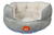Kitty Kasa Bolster Bed Grey 17"