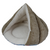 Kitty Kasa Hut Bed Brown 17"