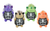 Multipet Mini Skeleton Hedgehog 4" Assorted Color (Brown, Green, Purple, Orange)