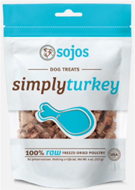 Sojo's Simply Turkey Dog Treats 4oz