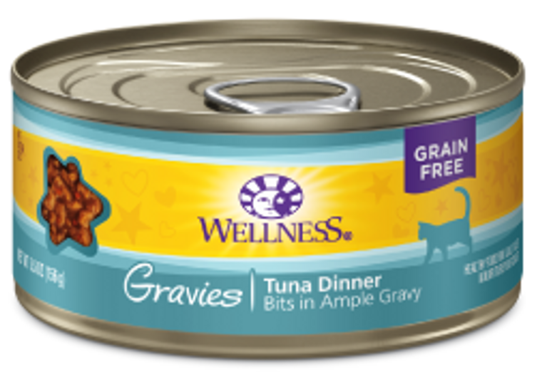 Wellness Gravies Tuna Cat Food 5.5oz