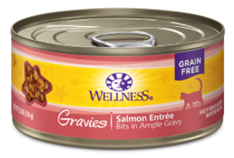 Wellness Gravies Salmon Cat Food 5.5oz