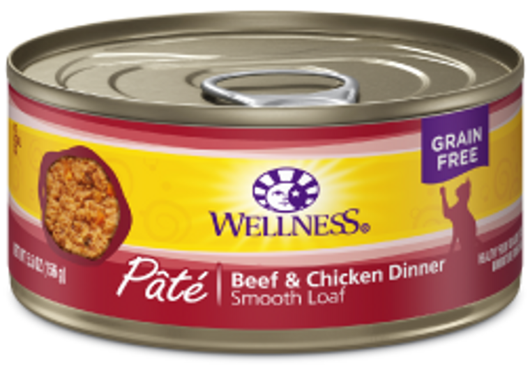 Wellness Complete Health Beef Chicken Cat Food 5.5oz