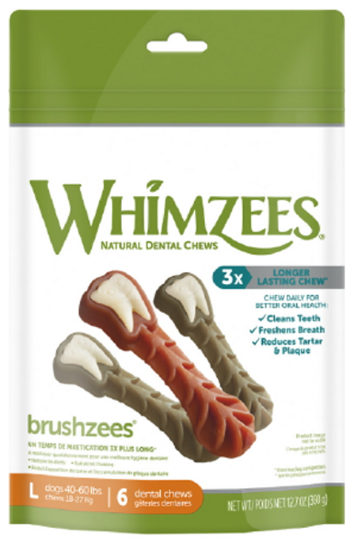 Whimzees Large Toothbrush Dental Chew 12oz
